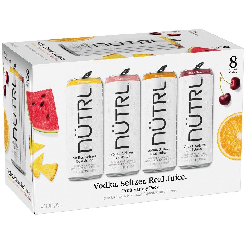 Nutrl Fruit Variety Pack - 8pk/12 fl oz Cans, 2 of 11
