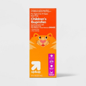 Ibuprofen 100mg Child DF NSAID Berry Suspension - 8 fl oz - up&up™ - 1 of 4