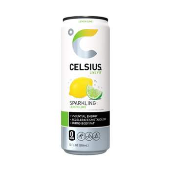 Celsius Sparkling Lemon Lime Energy Drink - 12 fl oz Can