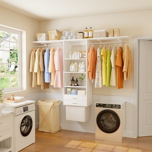 Besiost Laundry Room Organizer with Drawers, Closet System - 1 of 4