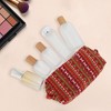 Unique Bargains 1 Pc Christmas Knitting Patterns Drawstring Makeup Bag for Vacation Wool - 4 of 4