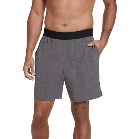 Charcoal Perforated Athletic Spandex