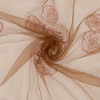 Anna-Kaci Women's Sheer Lace Neck Scarf with Embroidered Rose Floral Edging and Scalloped Trim Detail - 4 of 4