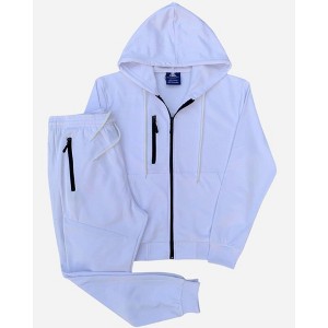 Men’s Warm Winter Tech Fleece Sweat Jacket Sweatpants Jogger Outfit - 1 of 4