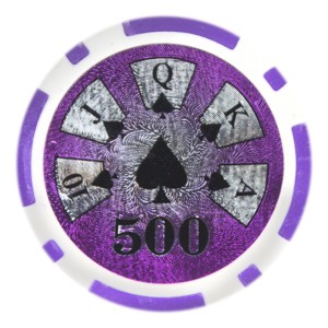 Slickblue 14-Gram Poker Chips 25-Pack, Hi Roller Design, Laser Inlay Art, Casino Play, $1-$10,000 - 1 of 3