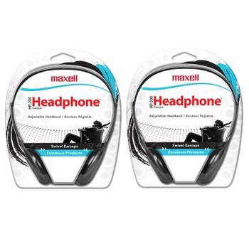 Maxell HP-200 Stereo Headphones, Pack of 2