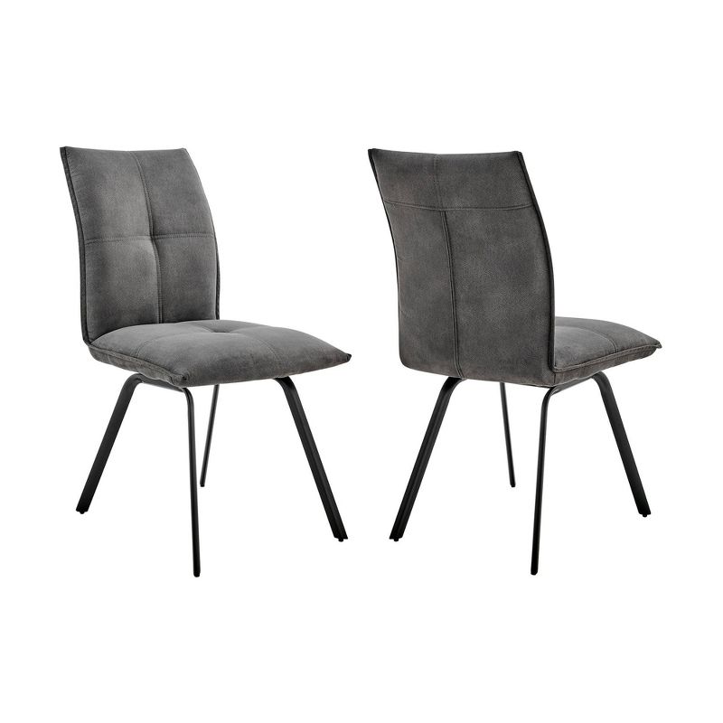 Set of 2 Rylee Fabric Finish Dining Chairs - Armen Living, 1 of 9