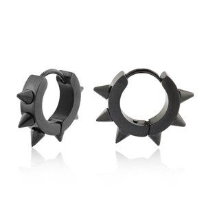 Slate by Rebl Spike Huggies Stainless Steel, 18.5mm - 1 of 2