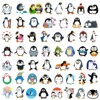 Wrapables Waterproof Vinyl Stickers for Water Bottles, Laptop, Phones, Skateboards, Decals for Teens, 100pcs, Penguin Fun - 3 of 4