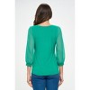 WEST K Women's Liz Three Quarter Sleeve Knit Top - 3 of 4