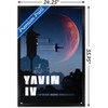 Trends International Star Wars: Yavin - Visit Yavin by Russell Walks 23 Framed Wall Poster Prints - 3 of 4