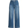 Lands' End Women's Denim High Rise Extra Wide Leg Crop Jeans - 3 of 4