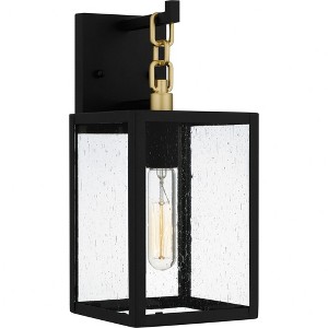 Quoizel Lighting Anchorage 1 - Light Sconce in  Matte Black - 1 of 4