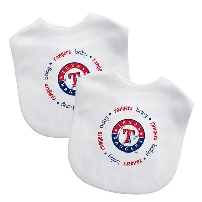 MLB Texas Rangers 2pk Bib Set