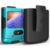 Nakedcellphone Slim Case and Belt Clip Holster Combo for Motorola RAZR 5G Phone (XT2071, 2020) - 2 of 4