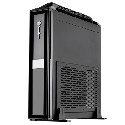 SilverStone Technology ML08B-H Mini-ITX Slim Small Form Factor Computer Case with Handle ML08B-H-x