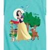 Girls' - Disney Princess - Snow White and Animal Friends Fitted Short Sleeve Graphic T-Shirt - 2 of 4