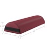 Saloniture Jumbo Half 26" x 9" x 4.5" Round Massage Table Bolster Pillow Pad - 3 of 4