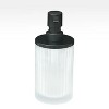 LunaLulinlk Glass and Metal Soap Pump, White with Black Accents - 4 of 4