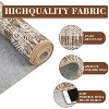 Modern Area Rug Washable Rug for Living Rooms,  Soft Non Shedding Faux Wool Floor Covering, Low Pile Thin Foldable Mat - 4 of 4