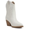 Soda “BLAZING” Women's Western Ankle Boots, Stitched, Pointed Toe, Low Heel - 2 of 4