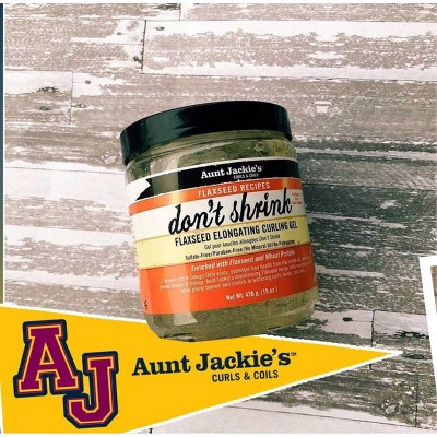 Aunt Jackie's Flaxseed Don't Shrink Curling Gel - 15oz