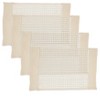 Saro Lifestyle Breezy Delight Net Placemat (Set of 4), 14"x20", Off-White - 3 of 4