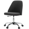 AZL1 Life Concept Computer Office Desk Chair with Ergonomic Lumbar Support Swivel Adjustable Height Armless for Home Office, 20.4"*22.8"*29.3" - 4 of 4