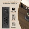52'' Rattan Dresser with 6 Drawers, Farmhouse Chest of Drawers with Power Outlet, Bedside Nightstand for Bedroom, Children Room, Apartment - 3 of 4