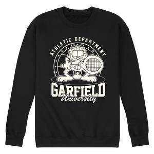 Men's - Garfield - Tennis Graphic Fleece Sweatshirt - 1 of 4