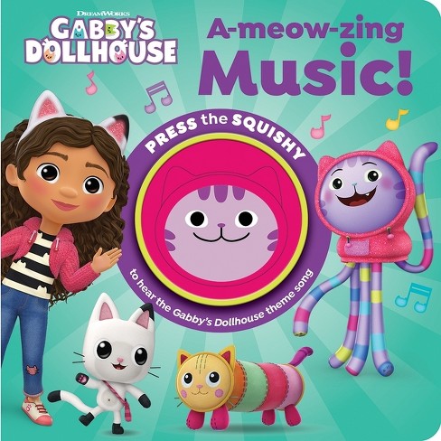 Gabby's Dollhouse - A-meow-zing Music! Squishy Button Sound Book (board Book)  : Target