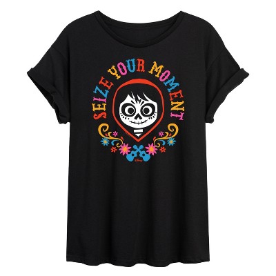 Women's - Coco - Seize Your Moment Oversized Graphic T-Shirt