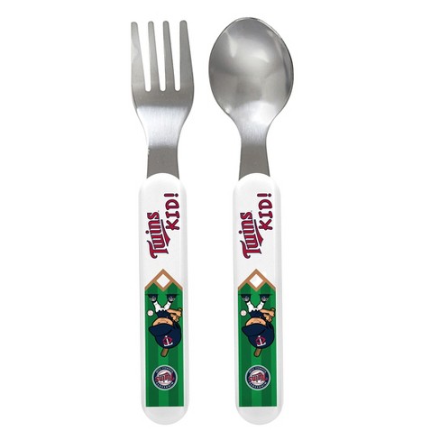 Cheer.US Baby Spoon & Baby Fork Set, Children's Safe Flatware