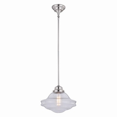 Vaxcel Huntley 1 - Light Pendant in  Satin Nickel