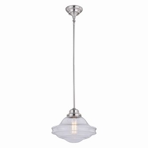 Vaxcel Huntley 1 - Light Pendant in  Satin Nickel - 1 of 4