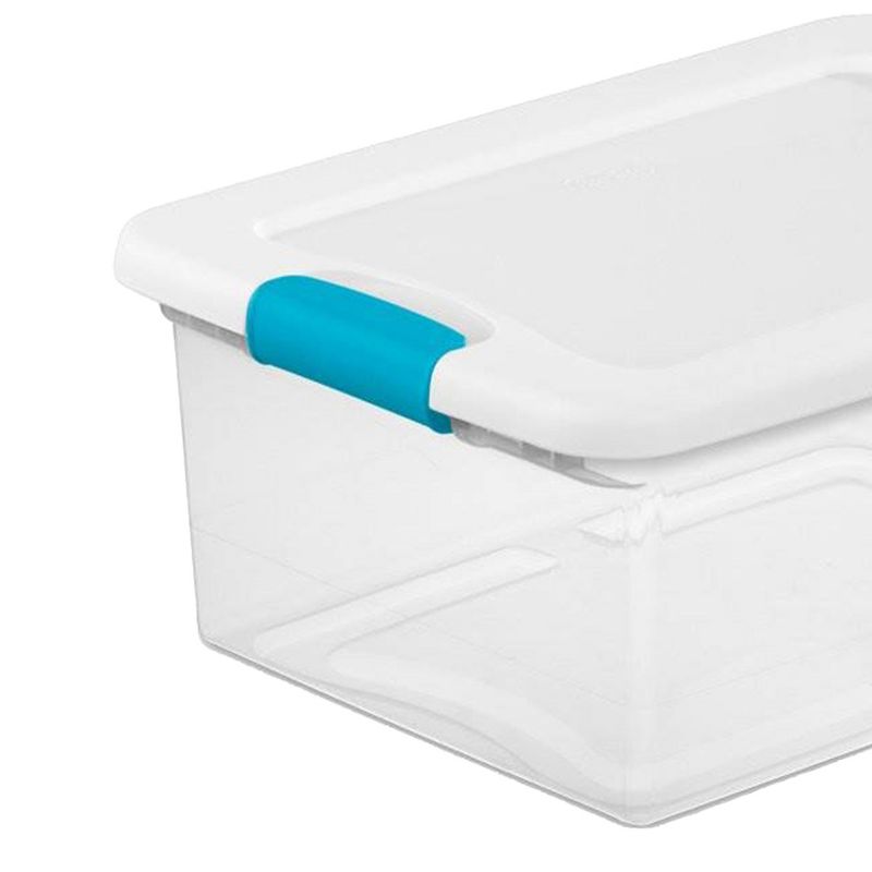 Sterilite Multipurpose Plastic Stackable Storage Box Container with Latching Lid for Home or Office Organization, 3 of 7