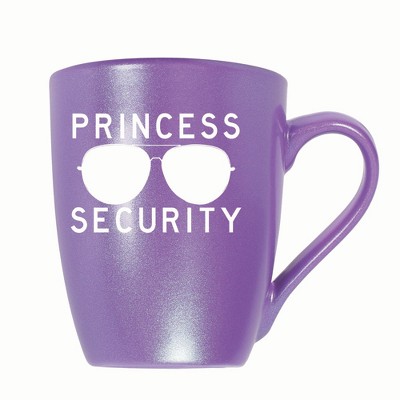 Elanze Designs Princess Security 10 ounce New Bone China Coffee Tea Cup Mug, Passion Purple