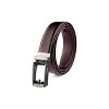 Roxoni Men's Ultra Soft Geniune Leather Ratchet Belt with Automatic Buckle - 2 of 4