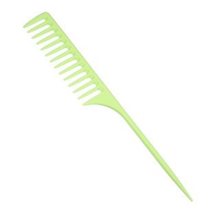 Unique Bargains Portable Plastic Wide Tooth Tip Tail Hair Combs 1 Pc - 1 of 4