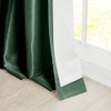 PAGED Curtains Twist Tab Lined Window Curtain Total Blackout Panel Privacy Assured for Bedroom, Living Room, L95, Green - 2 of 4