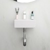 Dexmalle 13.6x11.6 Inch White Ceramic Rectangle Wall Mount Bathroom Sink - 2 of 4