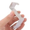 Unique Bargains Home Clothes Hat Cap Stainless Steel Door Hanger Silver Tone 4 Pcs - 3 of 3