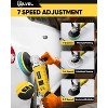 SILVEL Buffer Polisher, 1600W 7 Inch/6 Inch Polisher for Car Detailing, Wax Machine, 7 Variable Speed, with 6 Foam Pads, 3 Wool Pads, Packaging Bag - 4 of 4