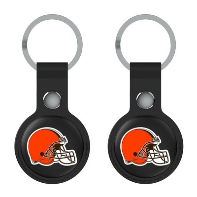 Keyscaper NFL AFC Teams Insignia Black Airtag Holder 2-Pack