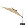 CASAINC 11 FT Square Double Top Umbrella with Base - 2 of 2