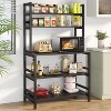 Tribesigns 5-Tier Ketchen Baker's Rack, Freestanding Utility Cart Storage Shelf Organizer - 2 of 4