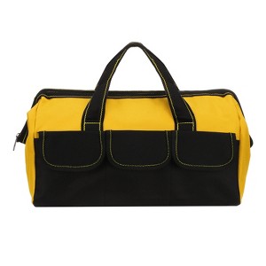 Unique Bargains Oxford Cloth Multi-Purpose Adjustable Strap Organizing Wide Mouth Maintenance Tool Tote - 1 of 4