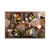 Pactiv Evergreen EarthChoice Vented Dual Color Microwavable Hinged Lid Container, 1-Compartment, 28oz, 7.5x7.5x3, Black/Clear, Plastic, 150/CT - 3 of 4