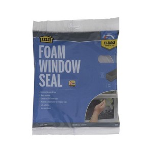 M-D - Foam - Weather Stripping Tape For Doors and Windows - Ex-Large - Gray - 10 ft. - 1 of 1