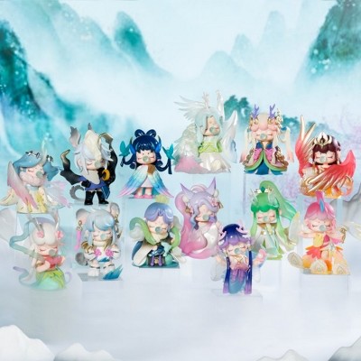 ROBOTIME Mini Figures Blind Box Action Figure, Random Art Toys, Mystery Box, Collectible Toys, Surprise Gift, Multicolored, 3.54"*3.54"*3.54"
